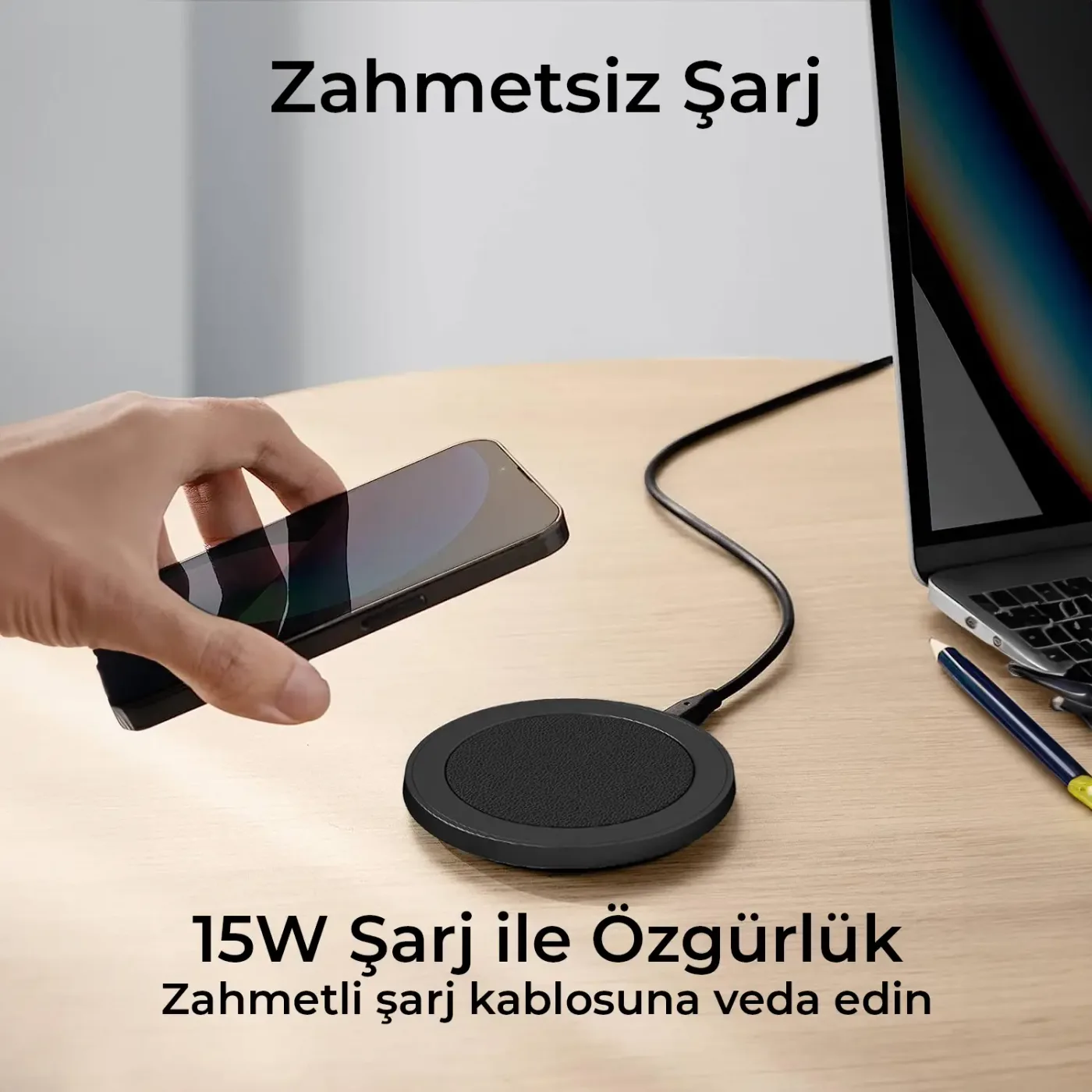 BXMG15 15W Manyetik Magsafe iPhone 12/13/14/15 Serisi