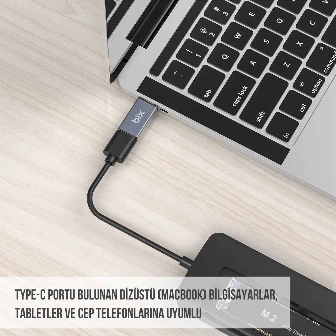 ADP-01 Type-C USB 3.0 Dönüştürücü Adaptörü