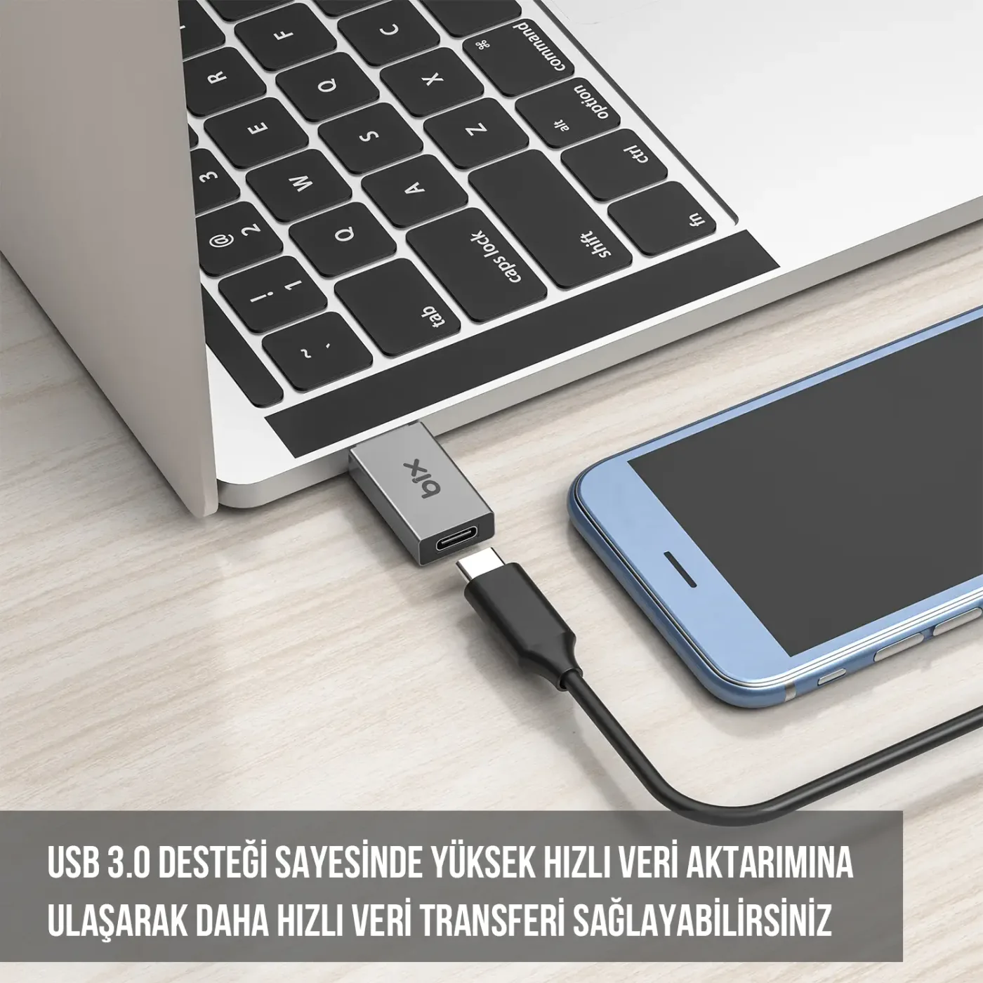 ADP-03 USB 3.0 Type-C Dönüştürücü Adaptör