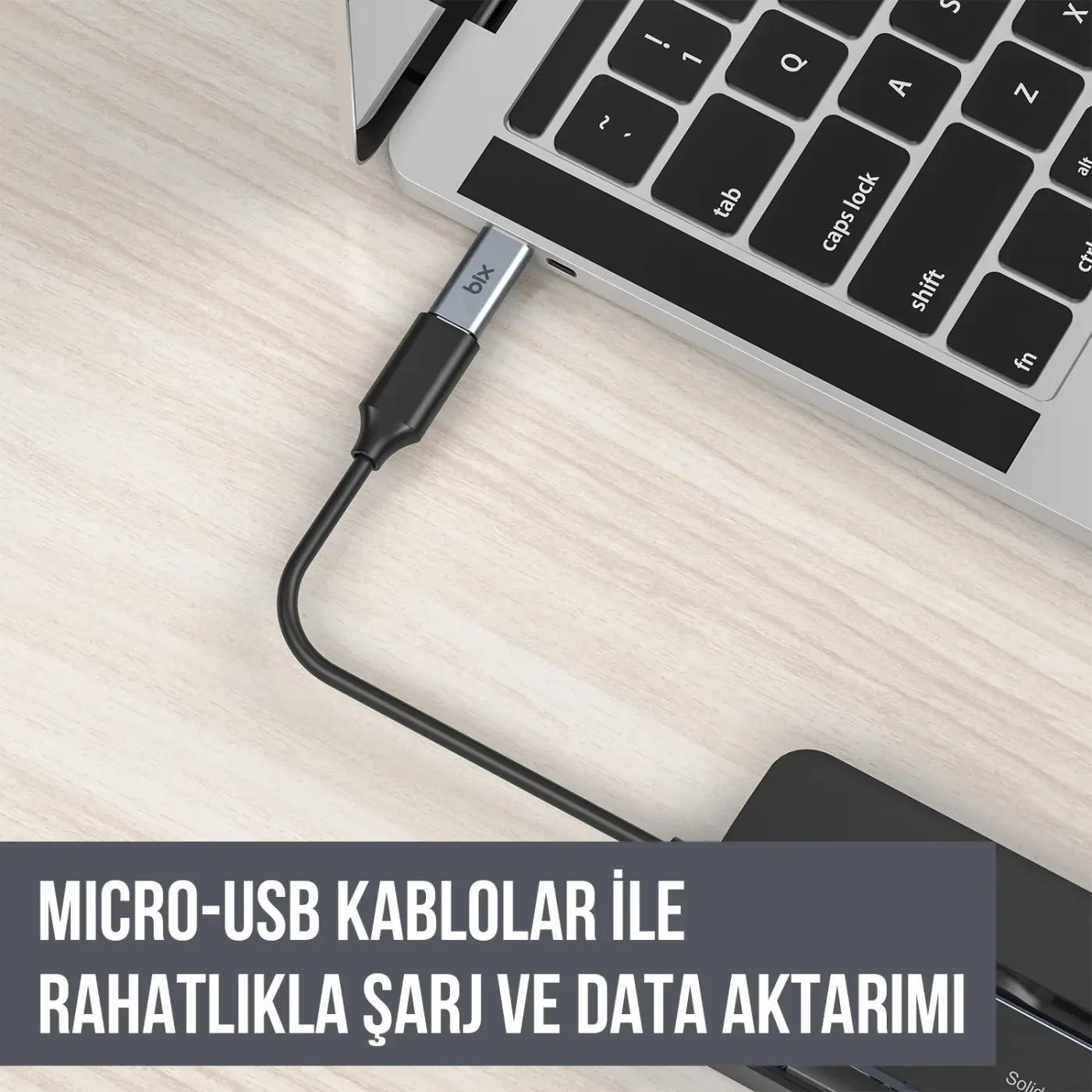 ADP-04 Type-C to Micro USB ve USB 3.0 Dönüştürücü