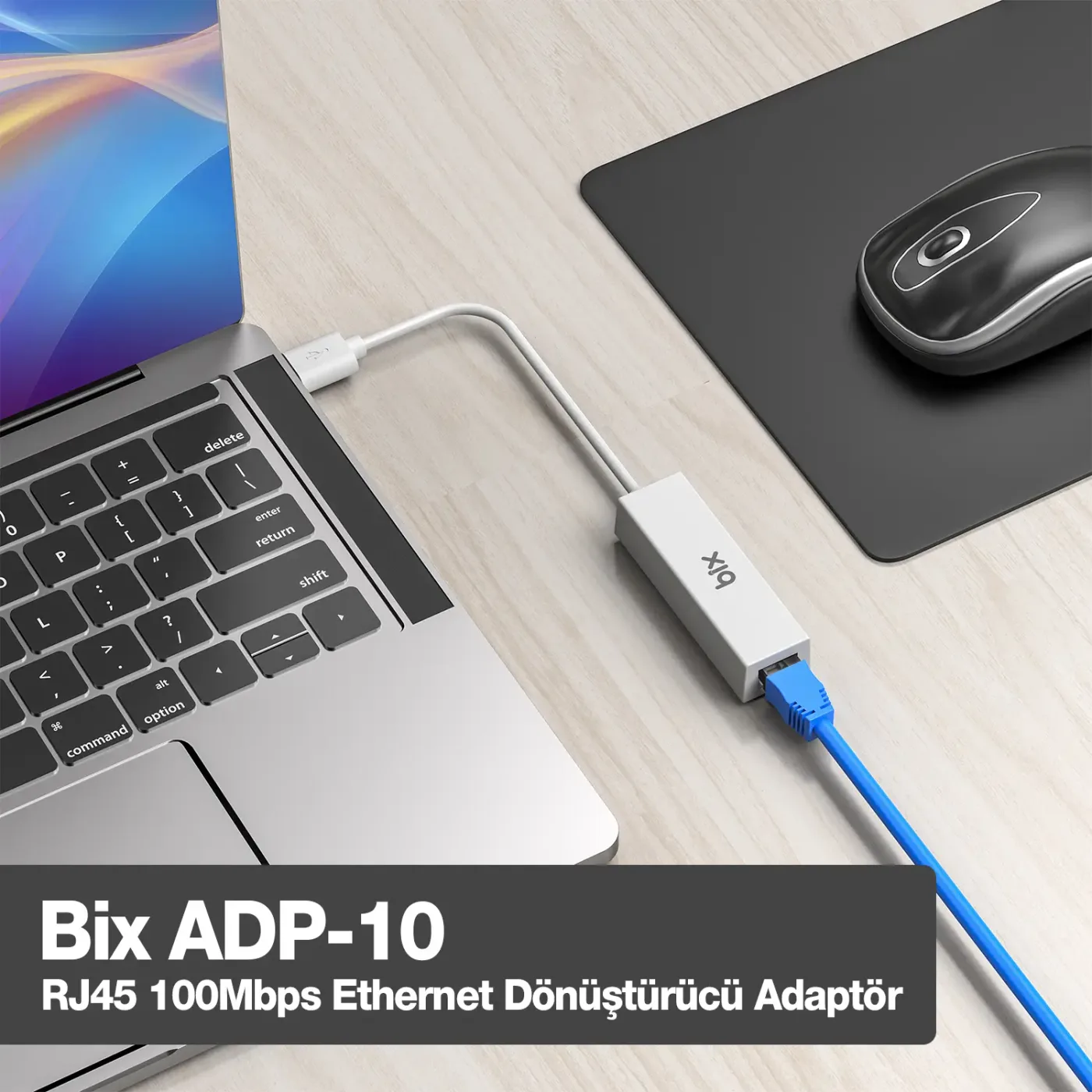 ADP-10 USB 2.0 to RJ45 100Mbps Ethernet Dönüştürücü