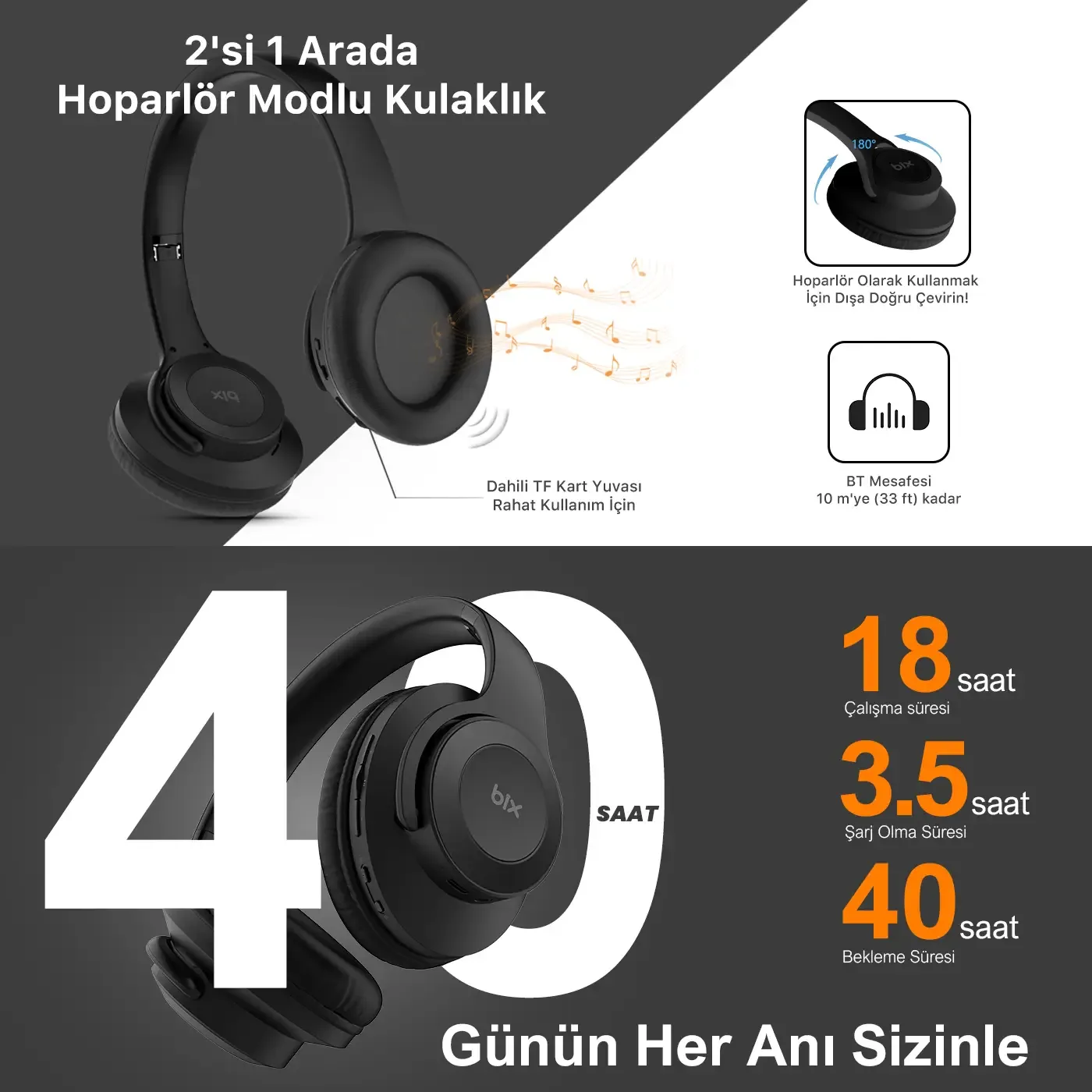 Soundcraft BH2 Katlanabilir Hoparlör Özellikli EQ Mod