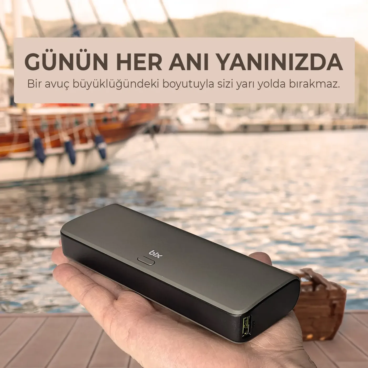 PB203 20000mAh SCP 22.5W USB-A ve Type-C PD 20W Çift