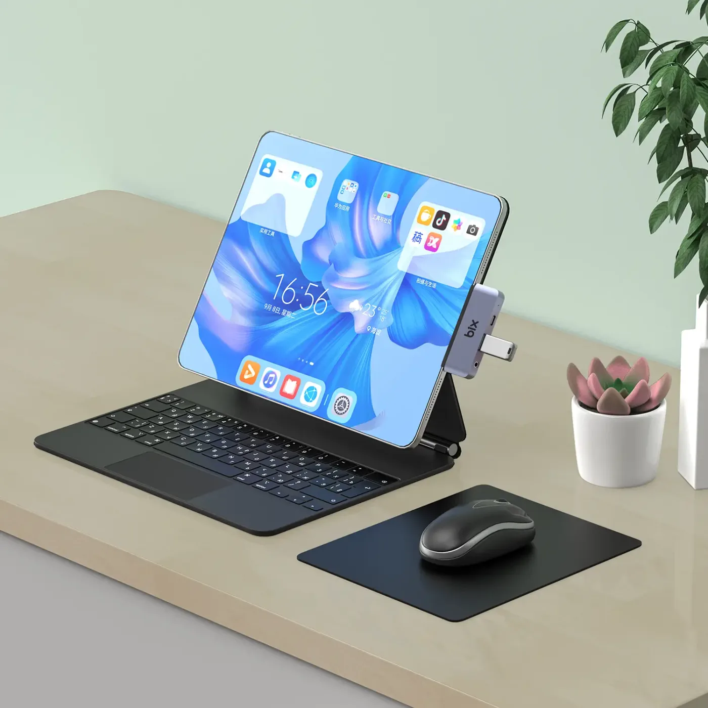 BX16HB Type-C USB 3.5mm Aux HDMI 4K Thunderbolt 3.0 PD