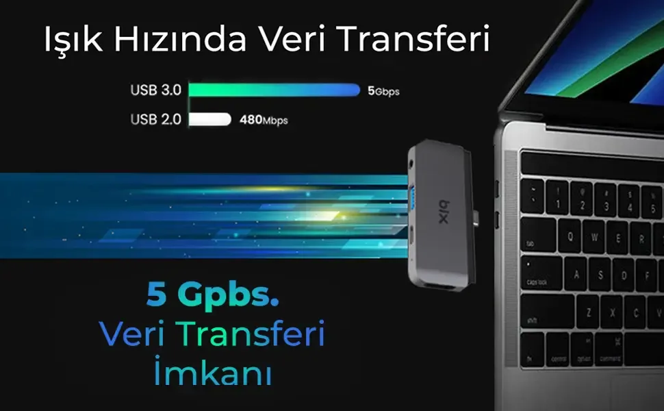 BX16HB Type-C USB 3.5mm Aux HDMI 4K Thunderbolt 3.0 PD