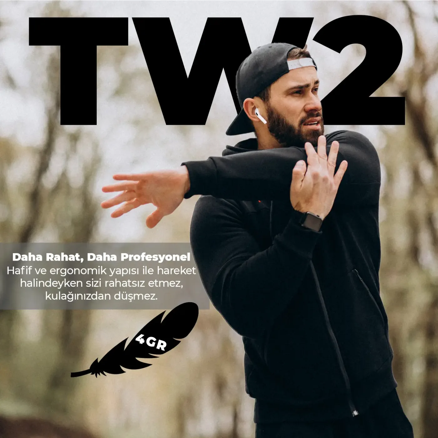TW2 Soundcraft 13mm Dinamik Sürücülü SBC Codec