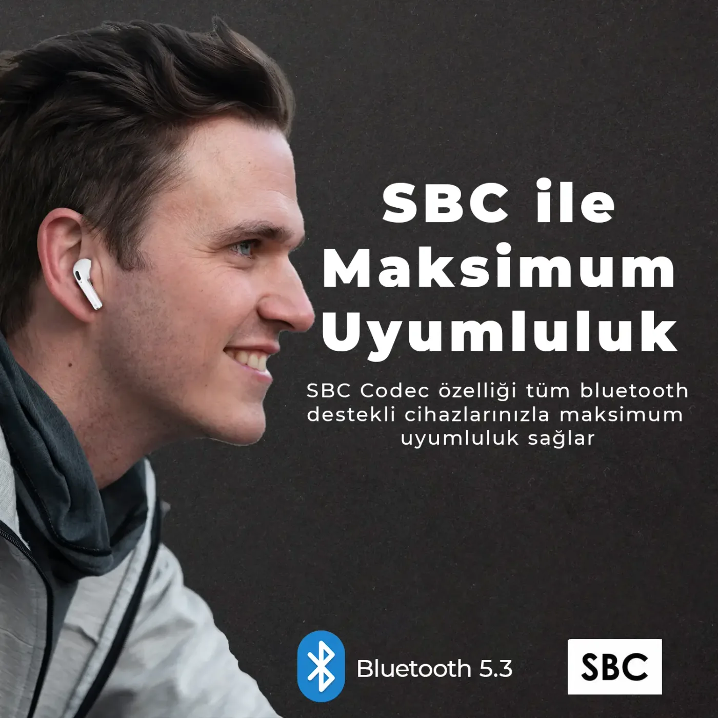 TW2 Soundcraft 13mm Dinamik Sürücülü SBC Codec