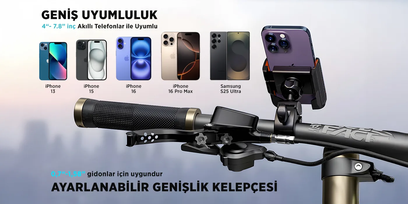 BPH01 Gidon Bağlantılı Bisiklet Motosiklet için Esnek