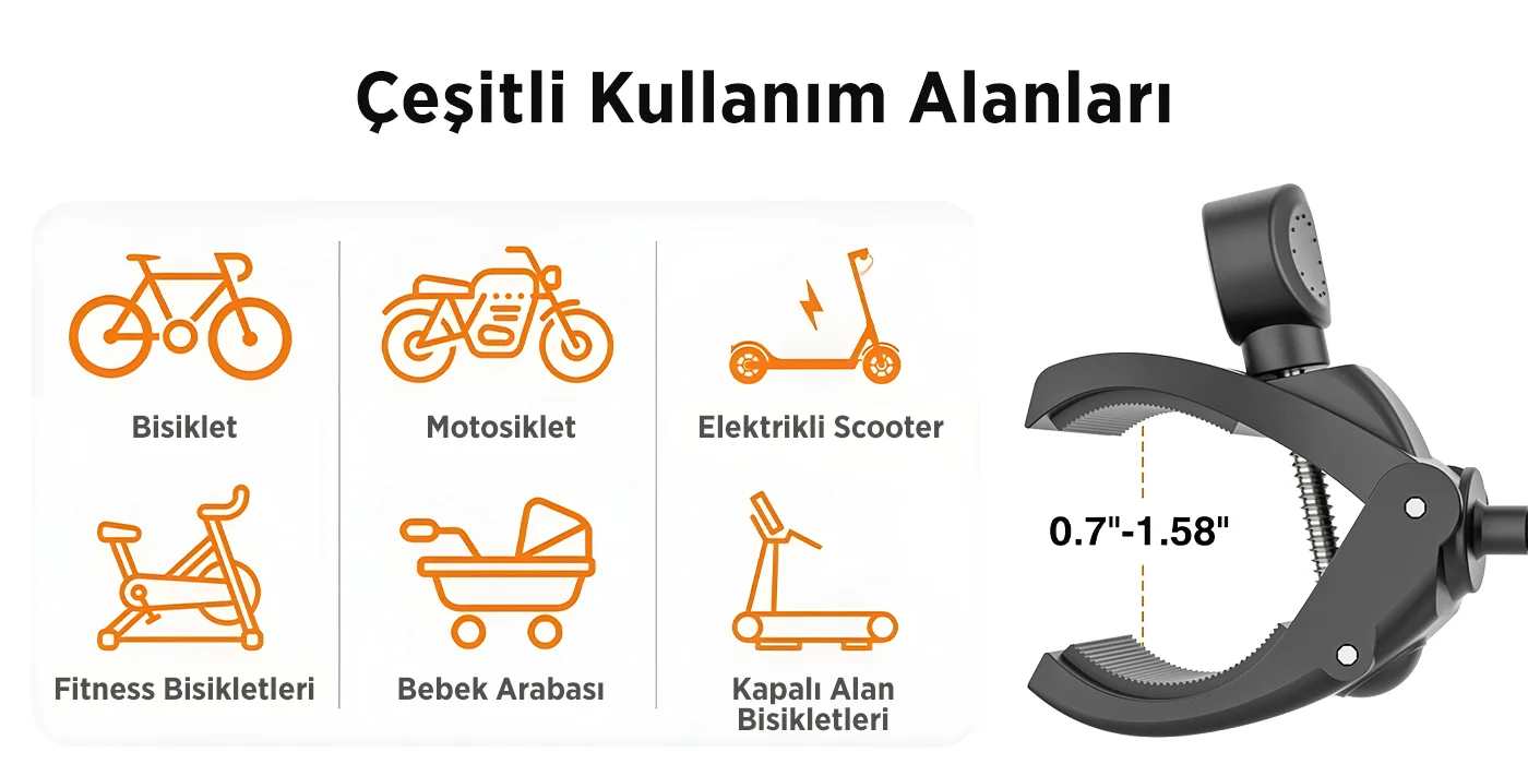 BPH01 Gidon Bağlantılı Bisiklet Motosiklet için Esnek