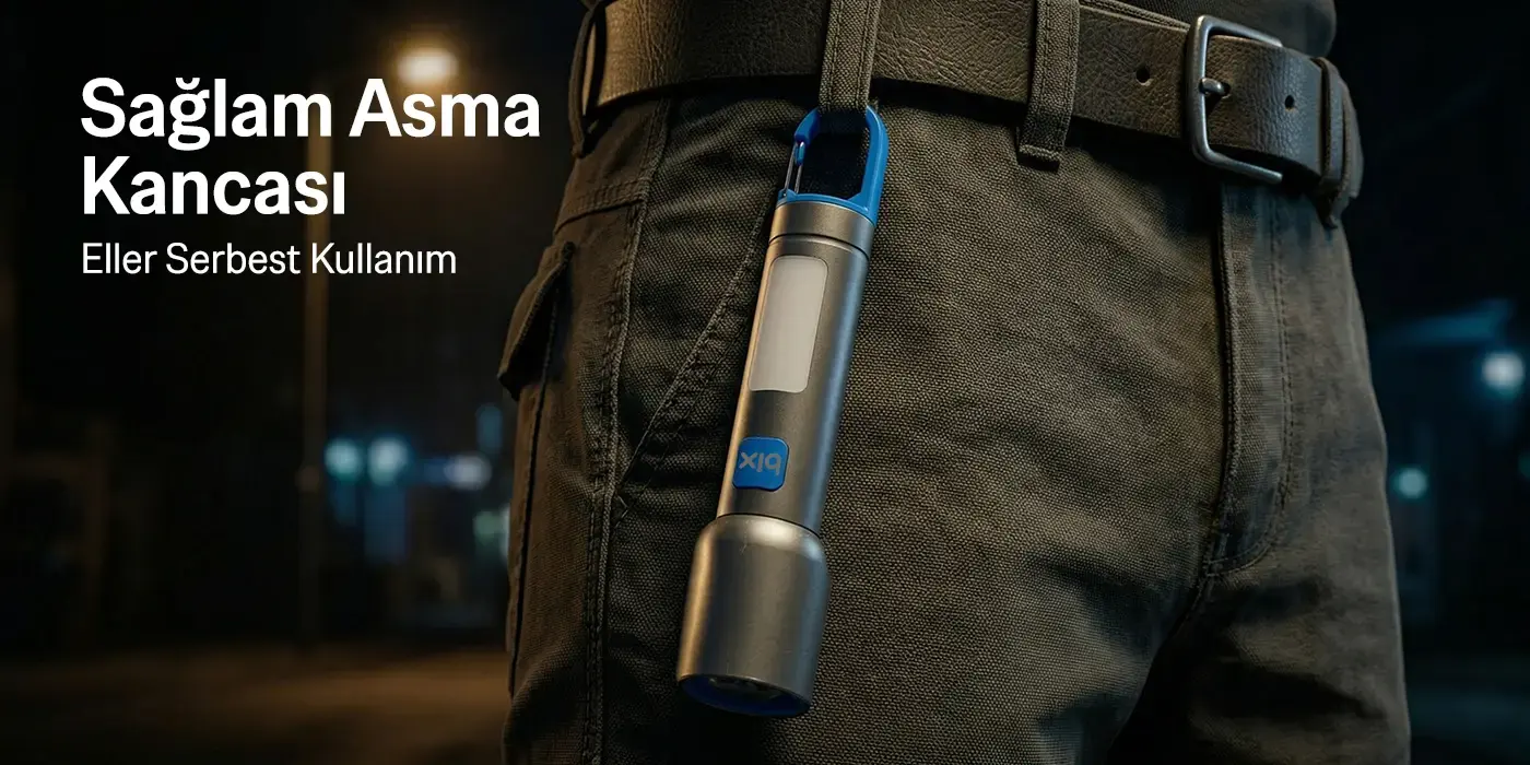 BX1010FL Max 500 Lümen ve 500 Metreye Kadar Menzilli