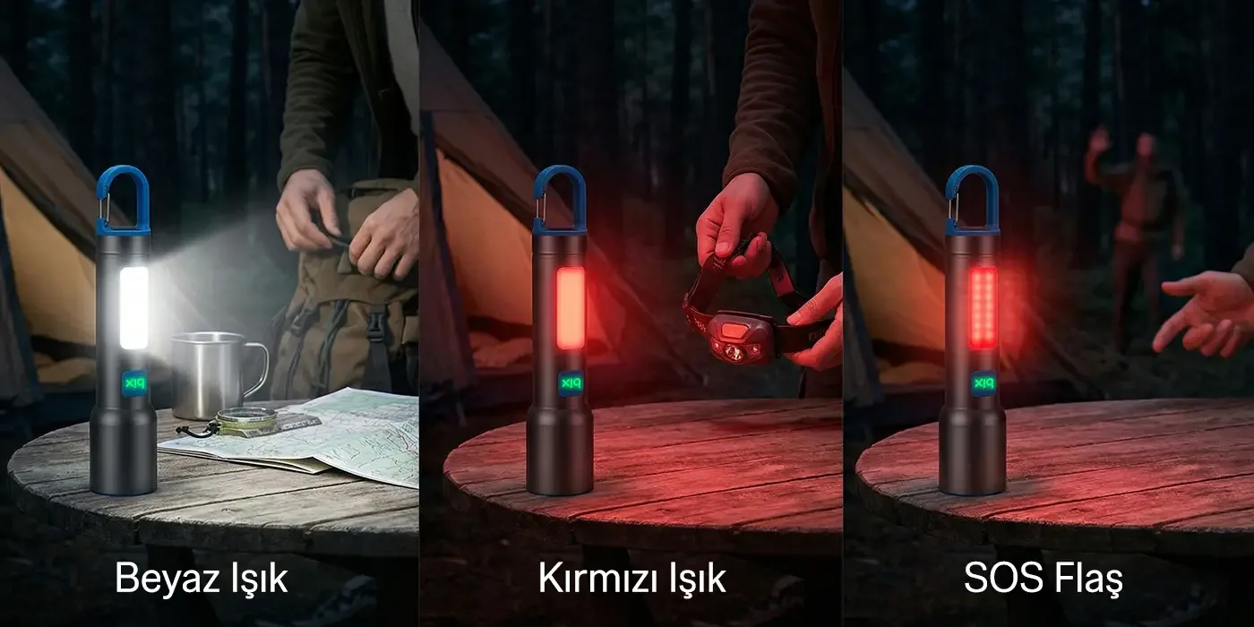 BX1010FL Max 500 Lümen ve 500 Metreye Kadar Menzilli