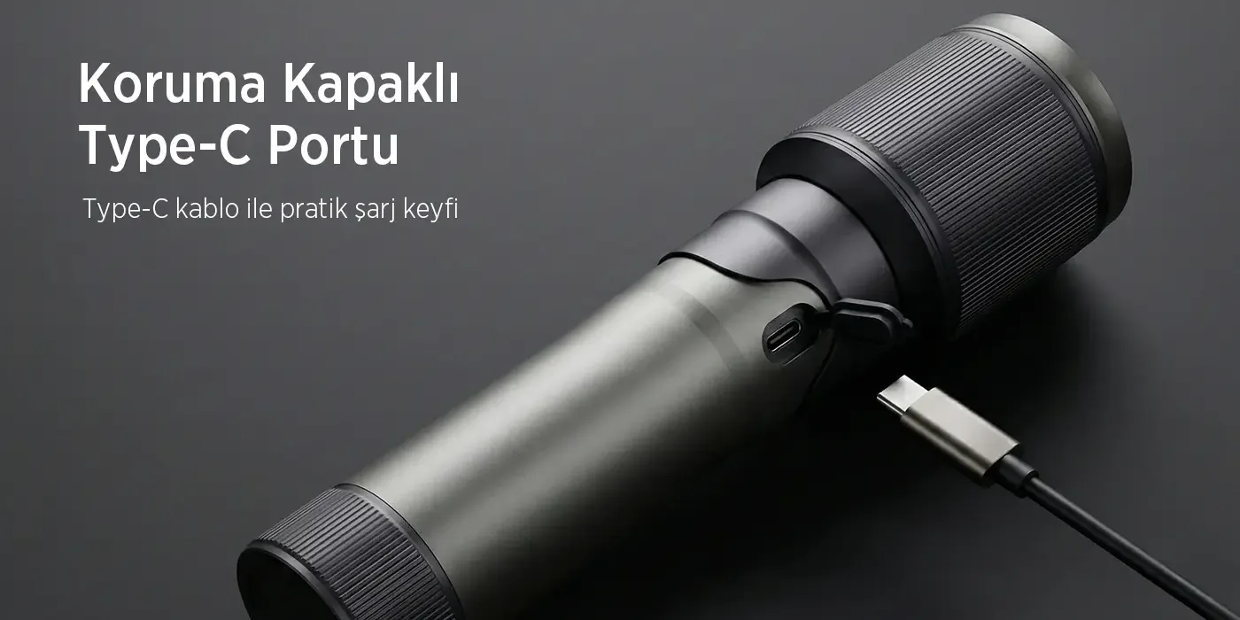 Flashlight BX2132FL 24W LED, Max. 1000 Lümen Parlaklık