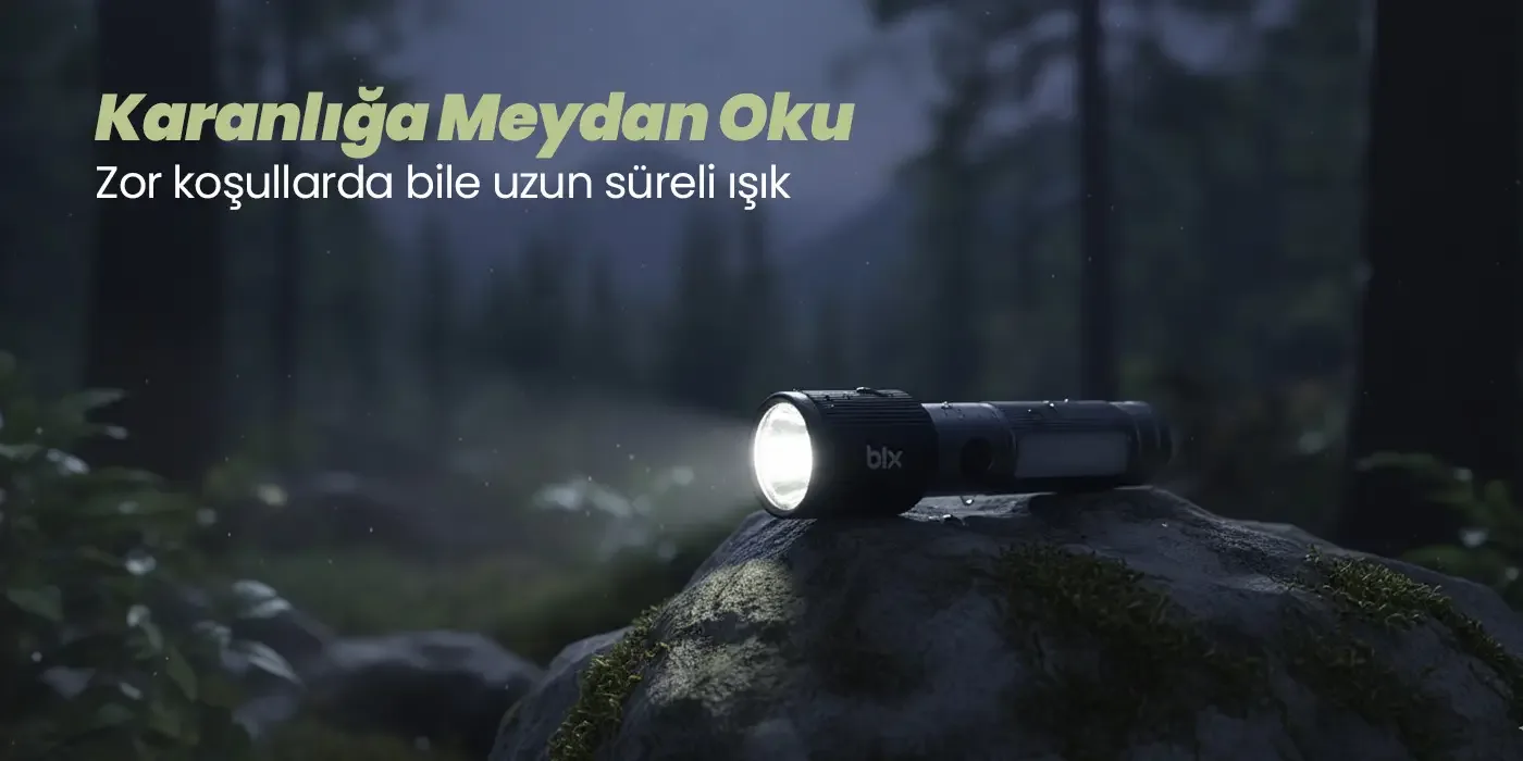 Flashlight BX2153FL 7W LED, Max. 330 Lümen Parlaklık