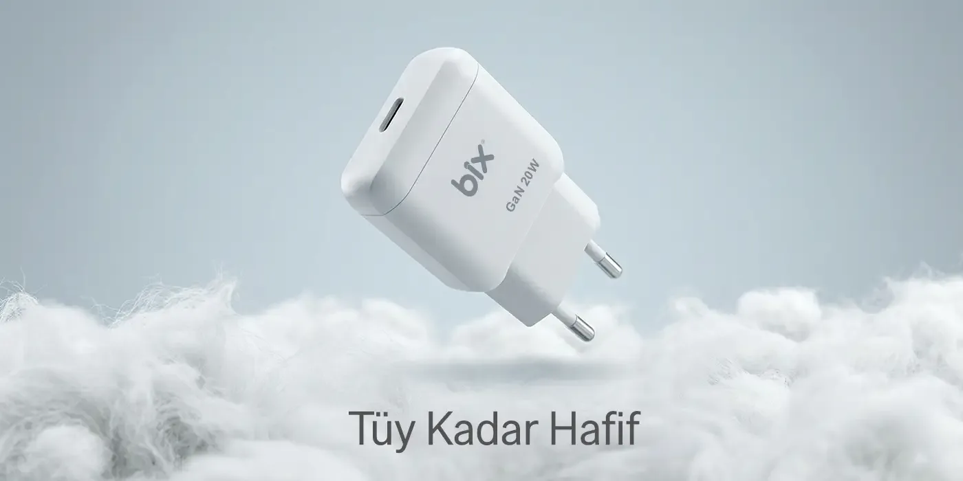 BXC20 GaN Teknolojili Type-C PD 20W Hızlı Şarj Adaptörü