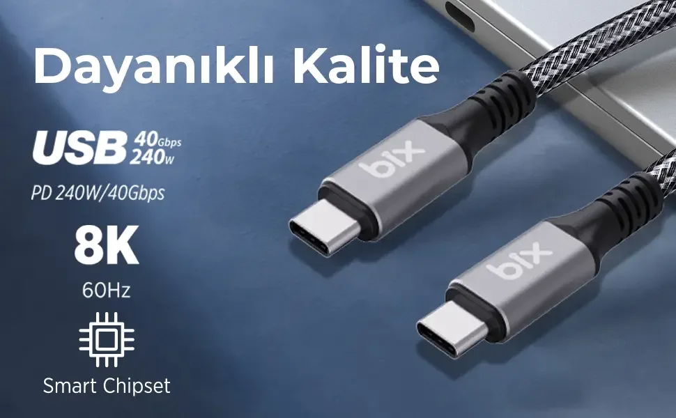 BXCC242 USB4 Thunderbolt 3/4 Uyumlu USB-C IF 240W