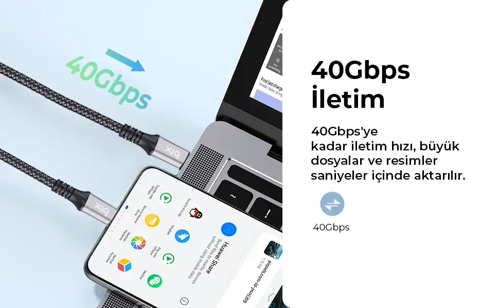 BXCC242 USB4 Thunderbolt 3/4 Uyumlu USB-C IF 240W