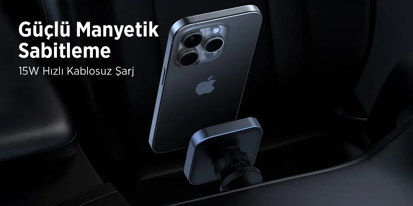 BXCH10 15W Kablosuz Şarj Destekli 180° Ayarlanabilir