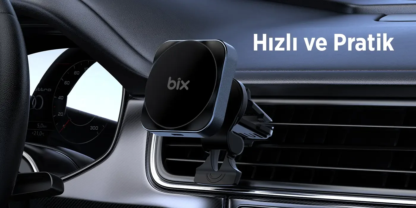 BXCH10 15W Kablosuz Şarj Destekli 180° Ayarlanabilir