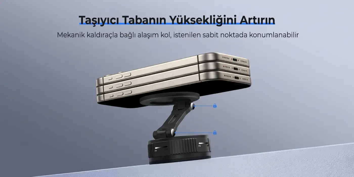 BXCH11 360° Derece Dönebilen Vakumlu Manyetik