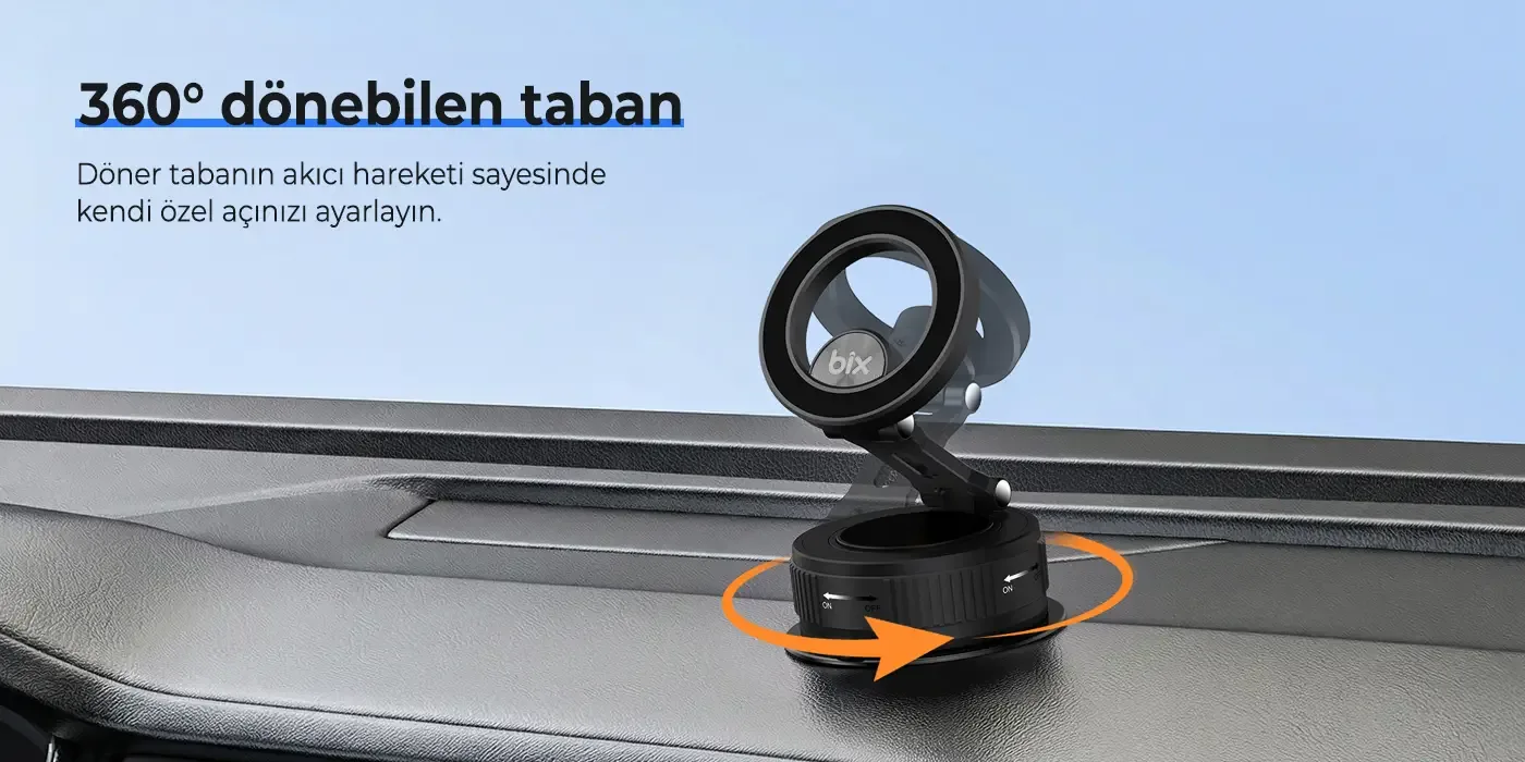 BXCH12 360° Derece Dönebilen Vakumlu Manyetik