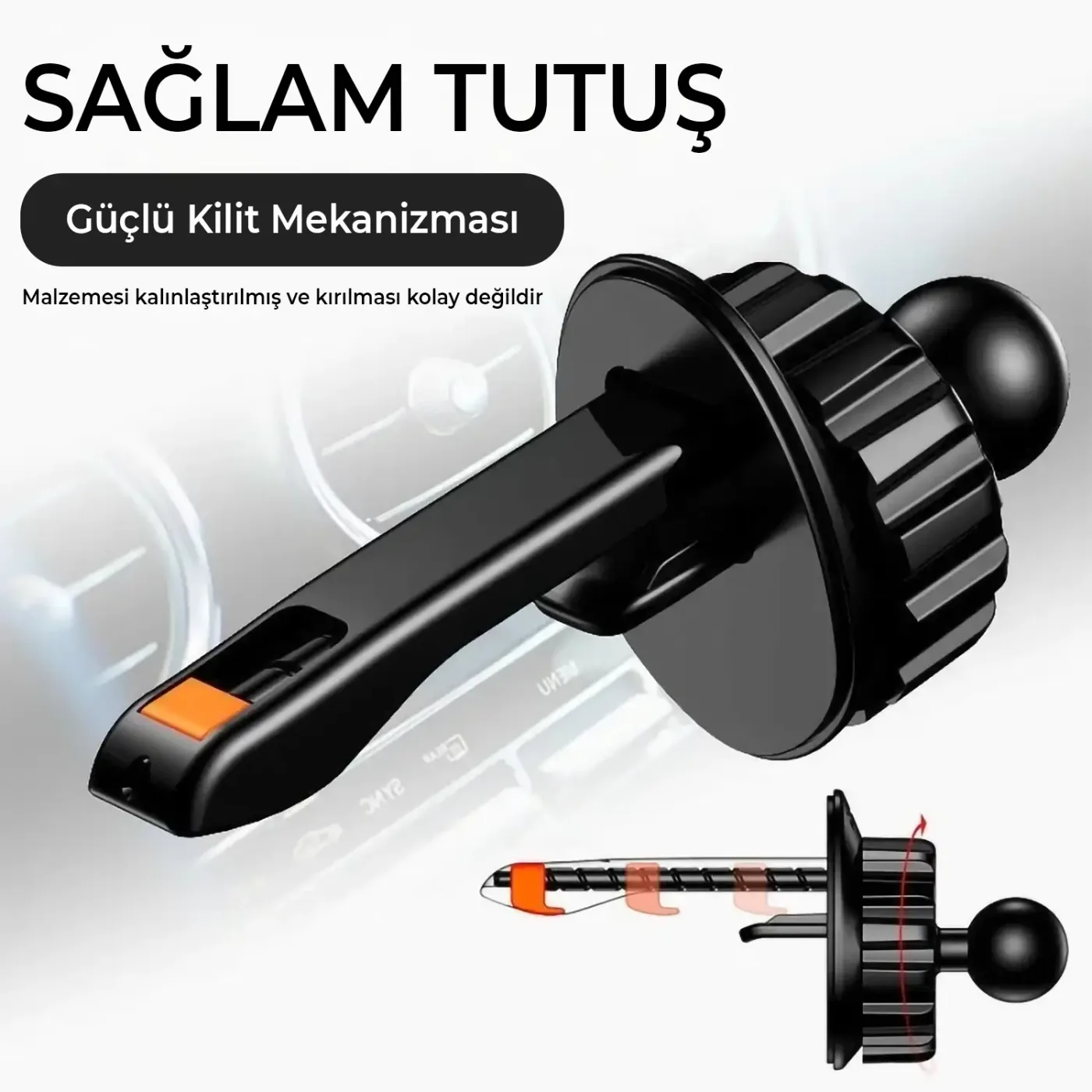 BXCH2 15W MagSafe Uyumlu Kablosuz Şarj ve Manyetik Araç