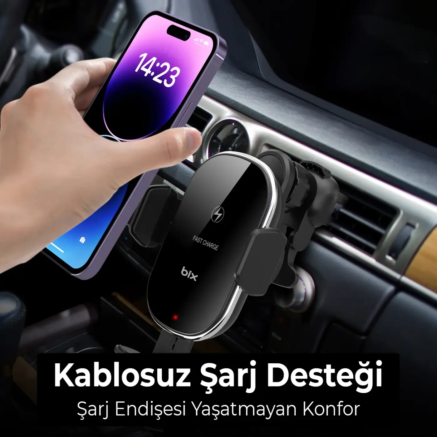 BXCH3 15W Manyetik Kablosuz Şarj Destekli 360°