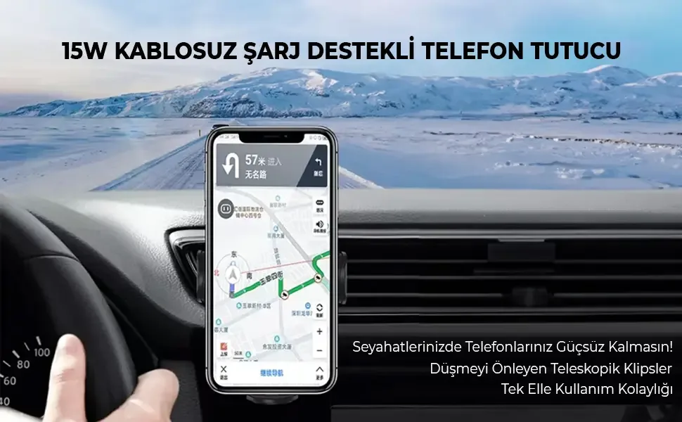 BXCH3 15W Manyetik Kablosuz Şarj Destekli 360°