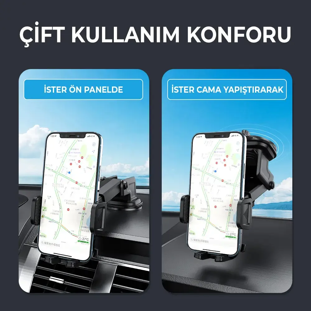 BXCH4 Torpido Üstü, Cam, Ön Panel için Ayarlanabilir