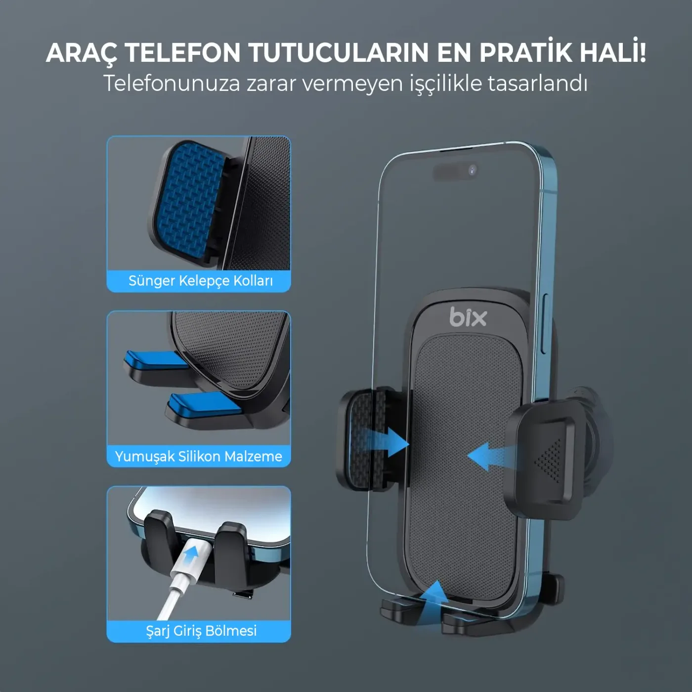 BXCH4 Torpido Üstü, Cam, Ön Panel için Ayarlanabilir