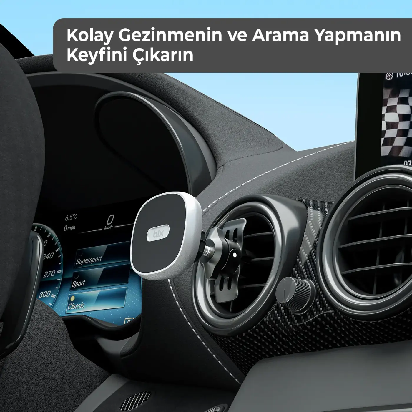 BXCH5 Çok Açılı Ayarlanabilir Manyetik Araç içi Telefon