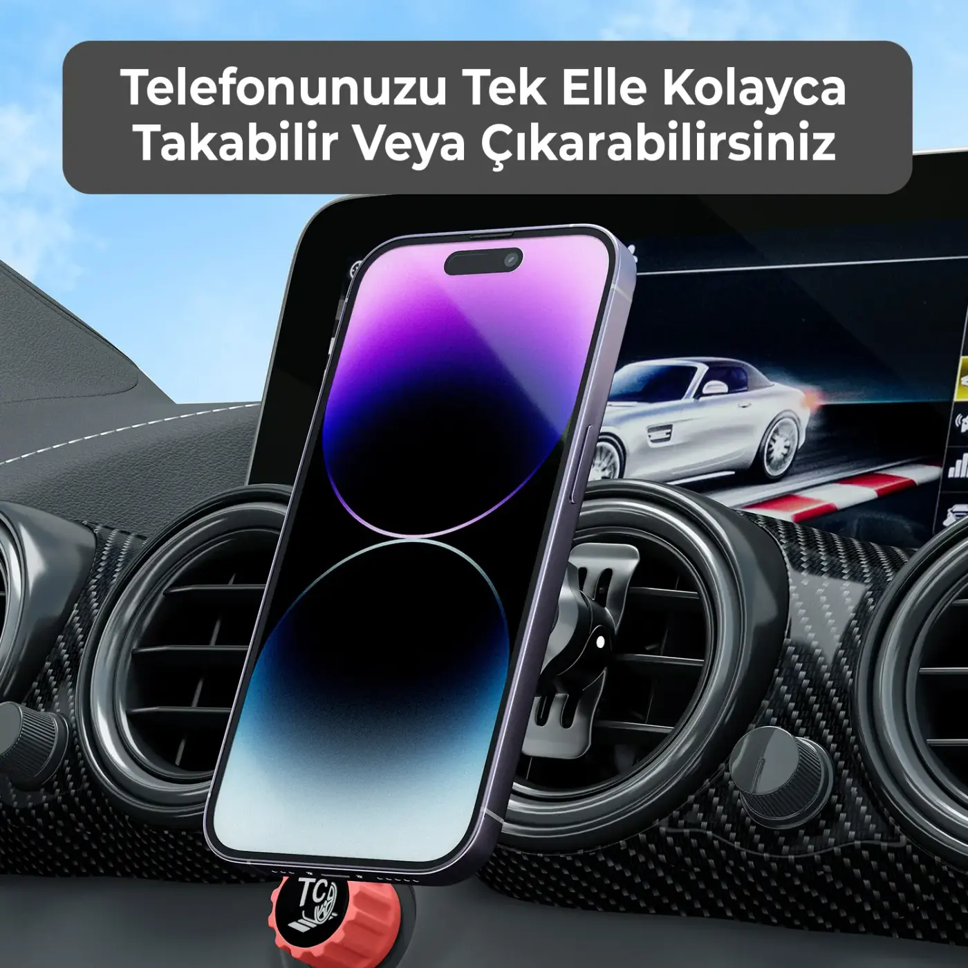BXCH5 Çok Açılı Ayarlanabilir Manyetik Araç içi Telefon