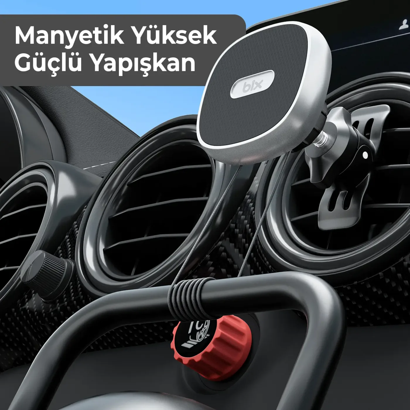 BXCH5 Çok Açılı Ayarlanabilir Manyetik Araç içi Telefon