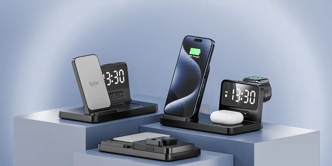 BXMW4 Alarmlı Saat Özellikli 15W Akıllı Telefon TWS