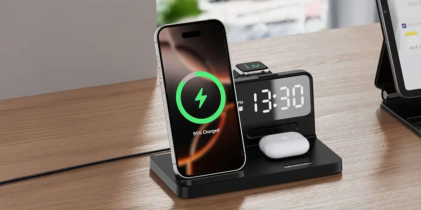 BXMW4 Alarmlı Saat Özellikli 15W Akıllı Telefon TWS