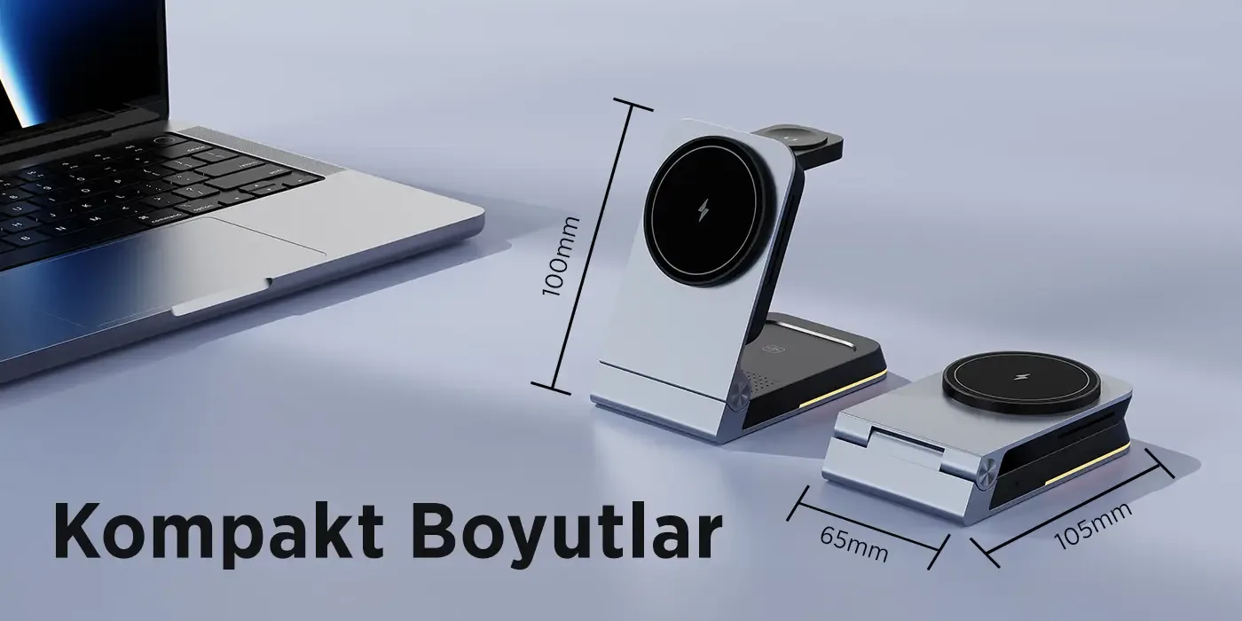 BXMW5 3’ü 1 Arada 15W Akıllı Telefon TWS Kulaklık