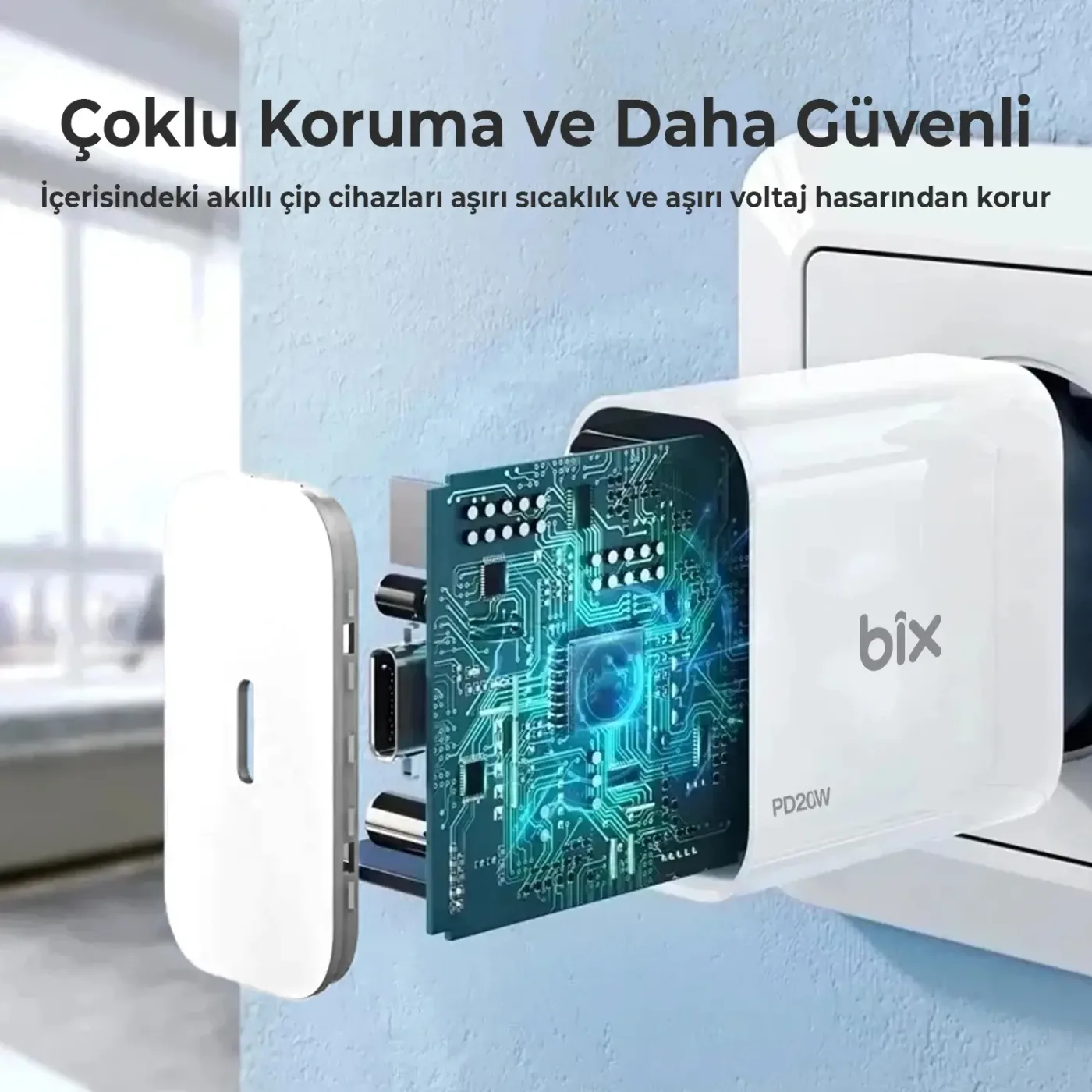BXUC20TA 20W USB-C PD 3.0 Akım Korumalı Hızlı Şarj