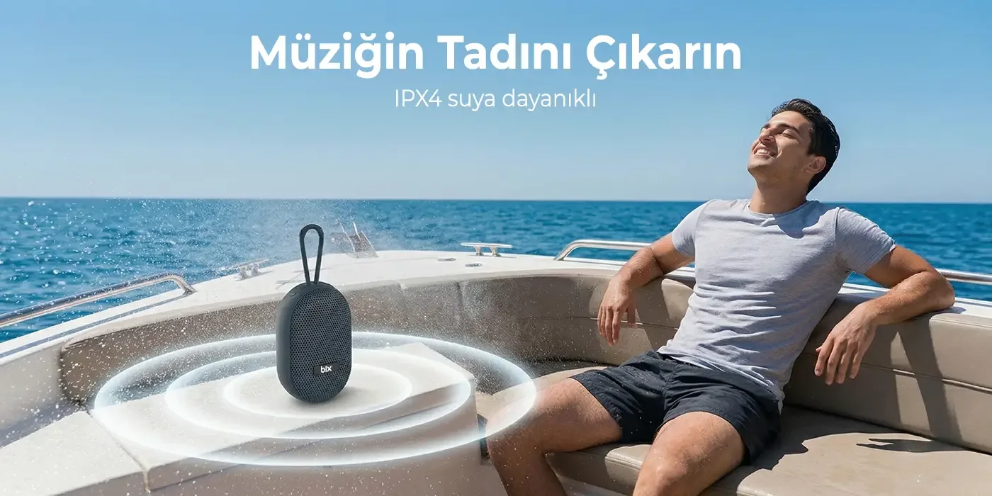 BXWS01 Bluetooth 6.0 IPX4 Suya Dayanıklı 8W Ses Çıkışlı