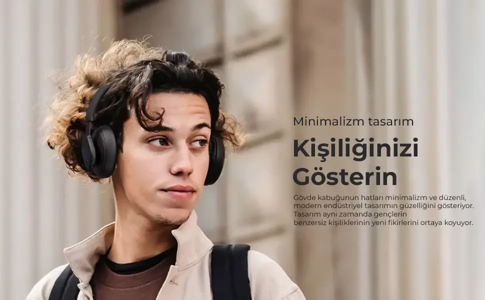 H1 ANC Soundcraft Hibrit Aktif Gürültü Engelleme, 47.5