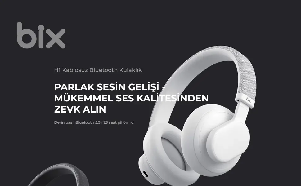 H1 ANC Soundcraft Hibrit Aktif Gürültü Engelleme, 47.5