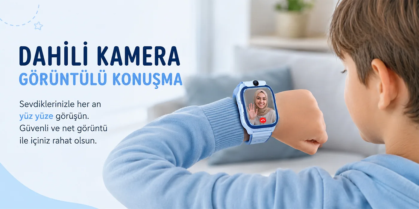 Bix Kids KW02 Sim Kartlı GPS Takipli SOS Kameralı