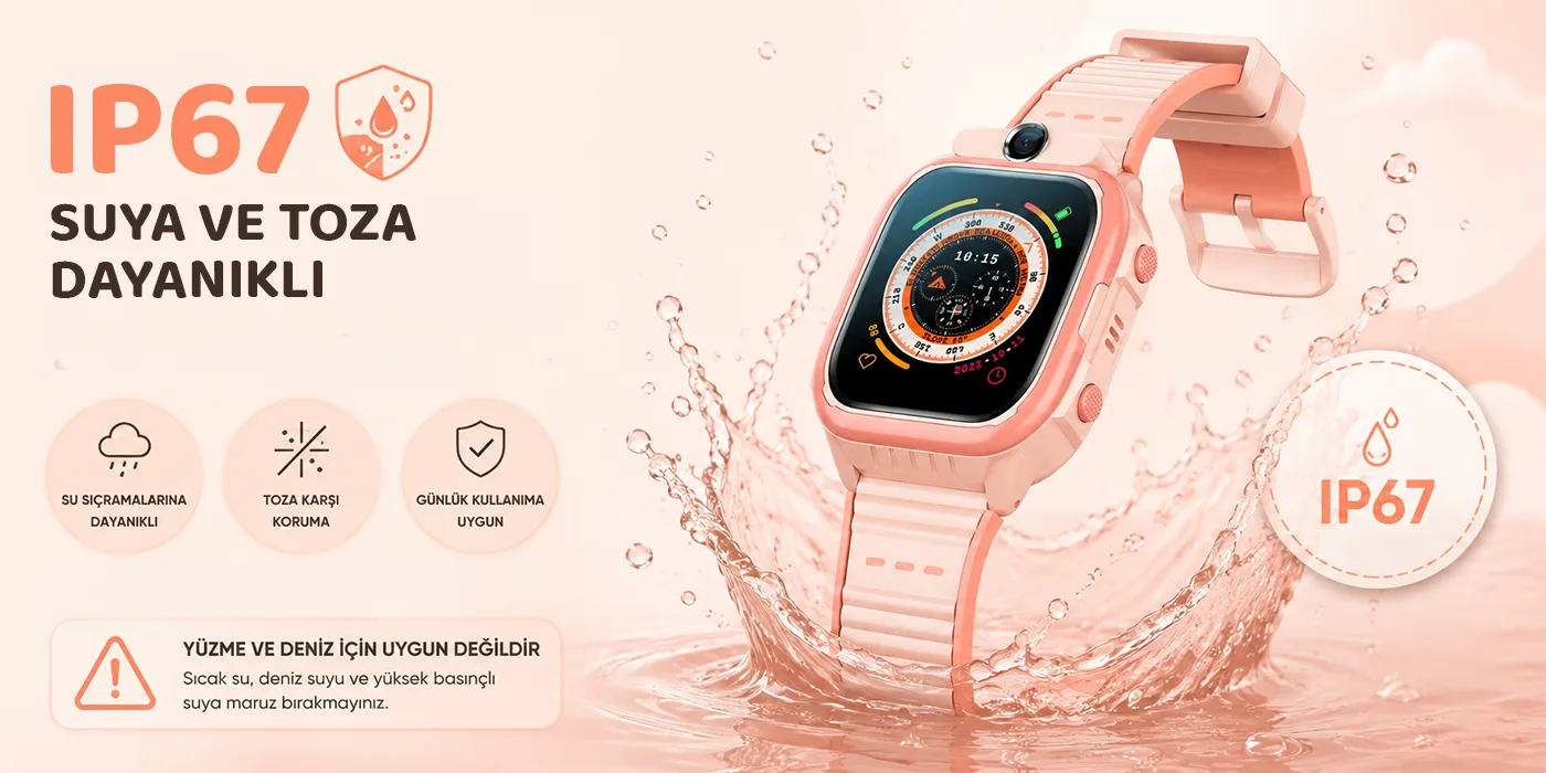Bix Kids KW02 Sim Kartlı GPS Takipli SOS Kameralı