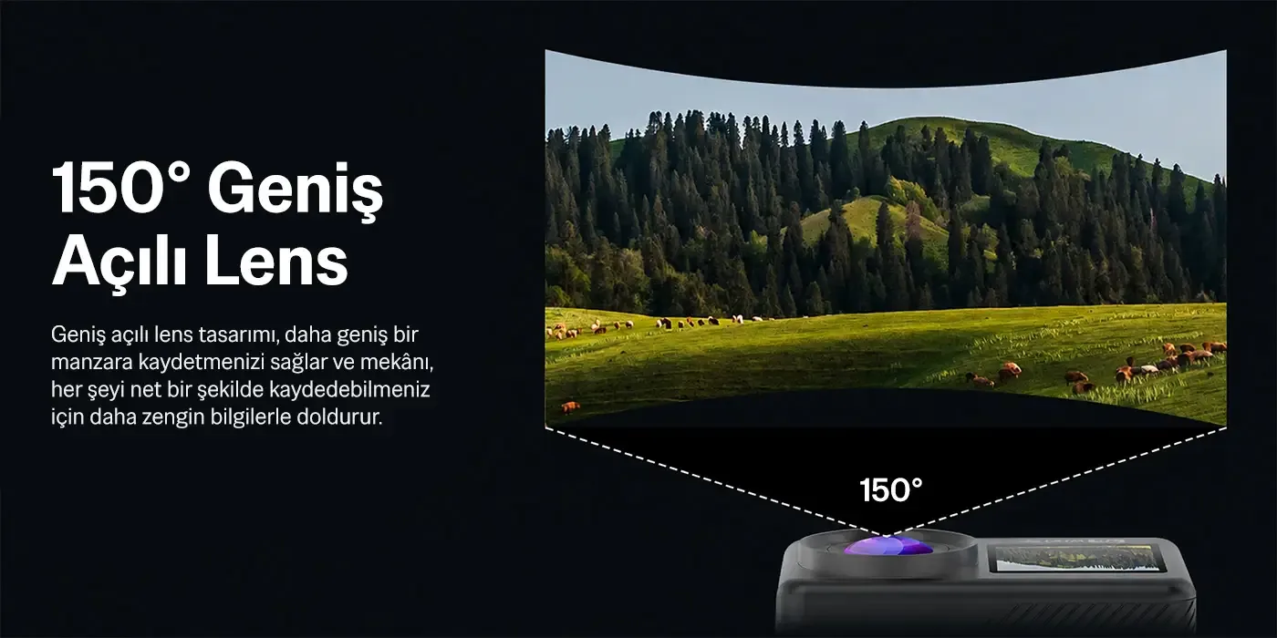 Bix Nexa 1 Wi-Fi 5K 30FPS Aksiyon Kamerası 50 MP Çift