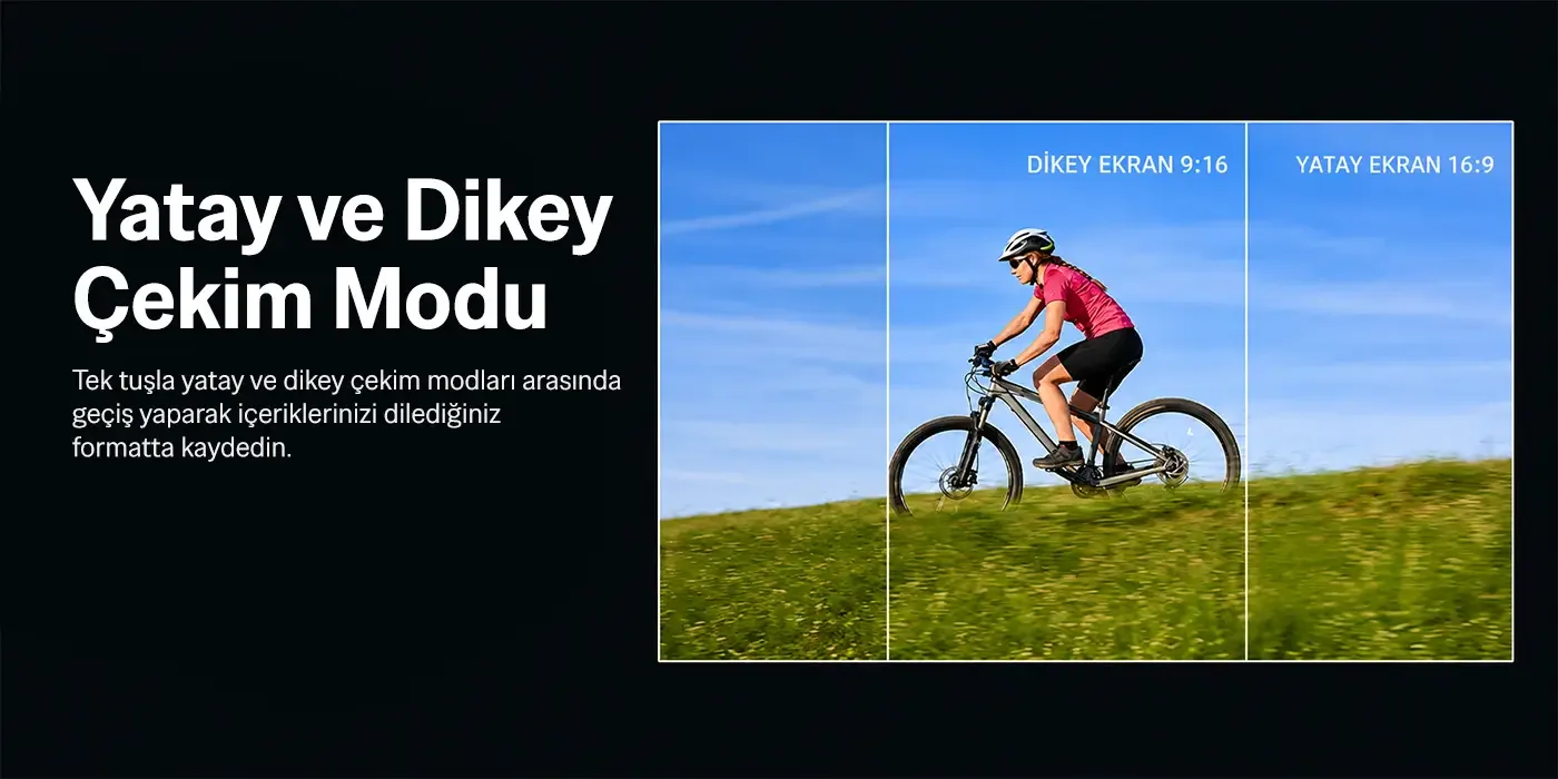 Bix Nexa 1 Wi-Fi 5K 30FPS Aksiyon Kamerası 50 MP Çift