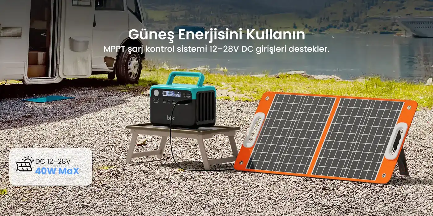PS60K 192Wh 300W 230V 50Hz Saf Sinüs Taşınabilir Güç