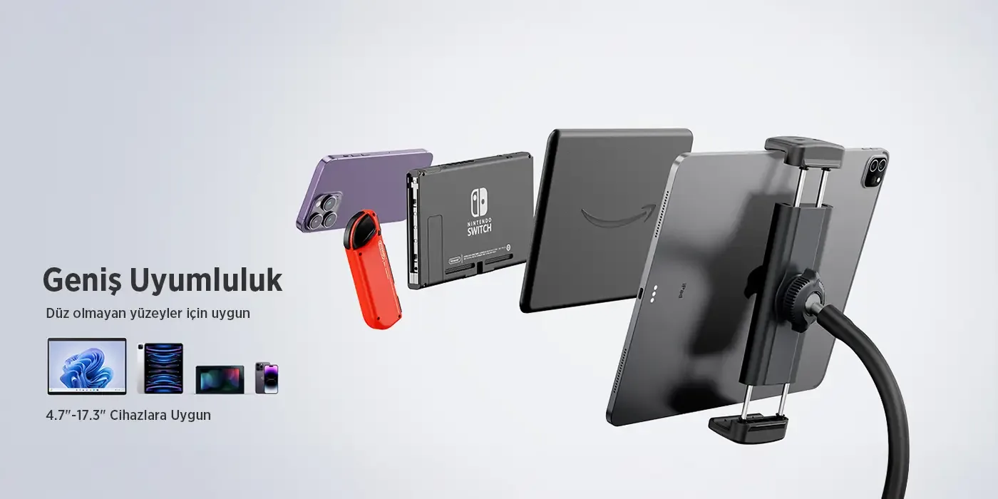 Bix Saiji Q2T 360° Ayarlanabilir Tablet ve Telefon