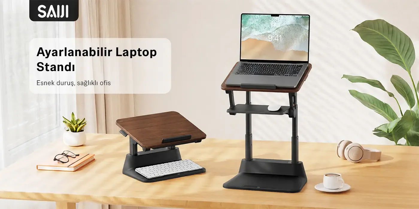 Bix Saiji D8 Ayarlanabilir Ergonomik Laptop Standı