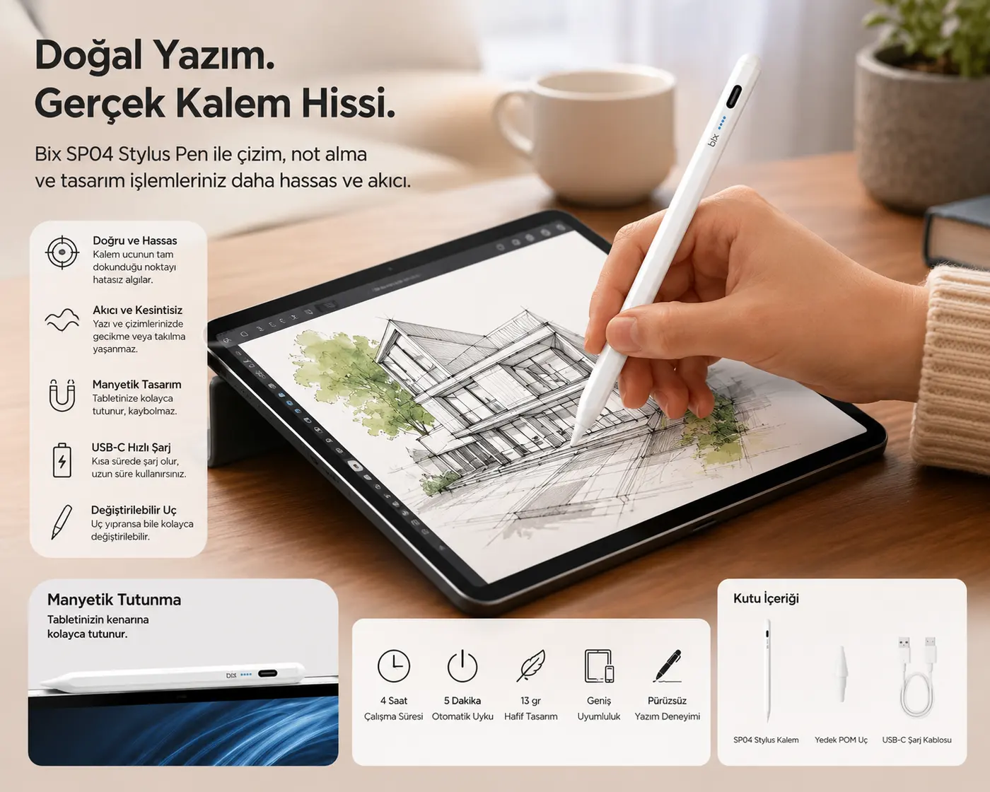 SP04 Stylus Pen Android iPad Universal Kapasitif