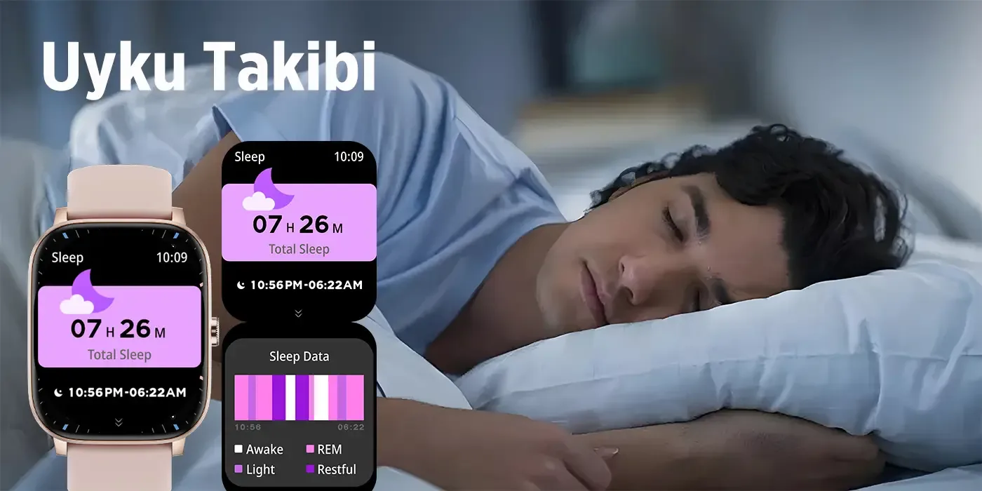SW03 2.01” TFT Geniş Ekran, Spor Sağlık Takibi