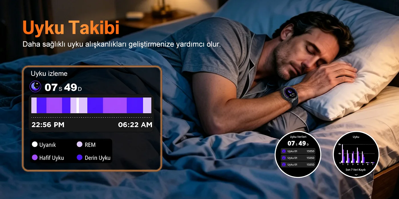 SW05 Metal Çerçeveli 1.43” AMOLED Ekran Bluetooth