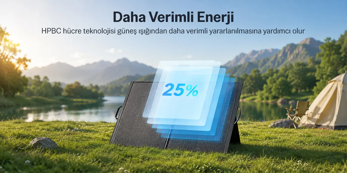 SY-S100W 100W Taşınabilir Katlanabilir Solar Şarj Power